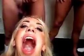 Britney Madison swallows
