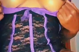Black Hotty - Nairobi Masked Ebony Playing Pussy