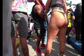 Rave Girl In Thong Candid