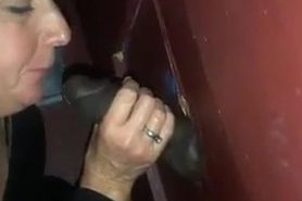 a wife suck 2 cock in gloryhole video by husband 6597