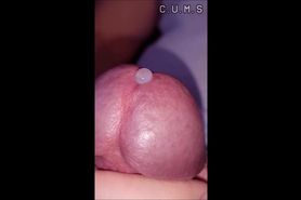 Solo Male Cum shots Close up Slow motion