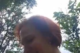 a milf mast and cum in park outside 453