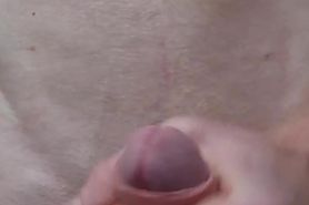 wanking close up