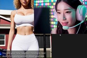 Yumi plays Femdom Game