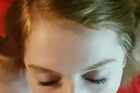 Dumb gf cant take big cock