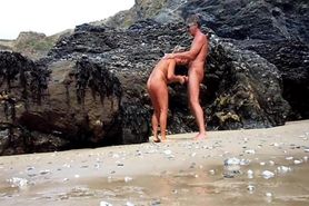 Lisa and Sparrow have sex on a public beach