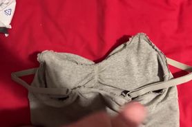 Cumming on A Used Bra