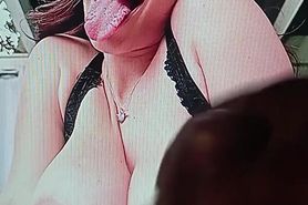Alexa Pearl Saggy breast cumtribute