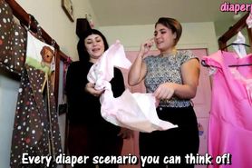 Gentle Femdom POV where they diaper you for being bad