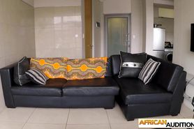 Big natural tits ebony model did what it takes on her f