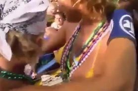 Trisha Blake topless at spring break 