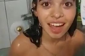 a teen nude in shower 2688