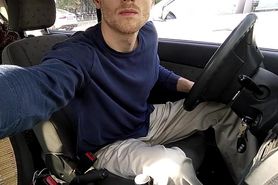 a man mast in car two dildos and cumming 2344