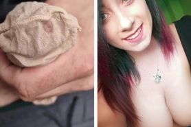 Martyna nylon stocking eruption cum