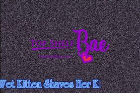 Wet Kitten Shaves Mm