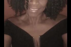 Hot black wife puts a video for me together to watch