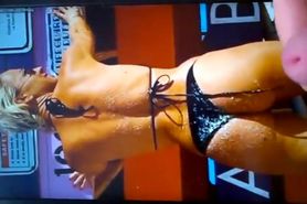 Cum on Zuzana Belohorcova ass