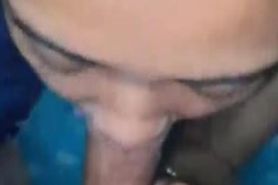 Pinay Pet Mona Gets her tits sprayed with cum