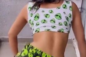 Latina Ass Twerk in Bright Shorts