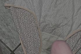 Slow mo cumming on mother inlaws panties