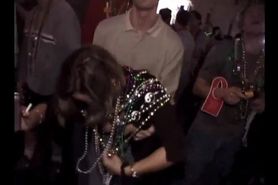 Mandy Farmer Cheak showing all her body at mardi gras