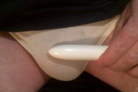 panties vibrator precum and cum