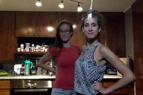 2 Friends Compare Boobs