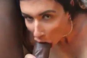 Huge Nig Cock getting Licked
