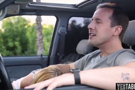 Threesome sex with GF and her hot busty MILF teacher