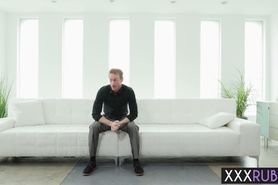 Asian MILF sucks a guys cock just before his wedding