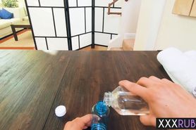 Hot latina teen fucks by a guy while he recorded action