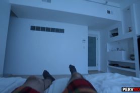 My lonely busty stepmom wanted to cuddle all night long