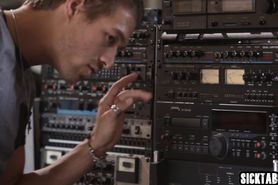 MILF with big boobs sucked a musicians big hard cock