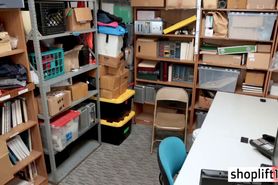 Redhead teen fucks by a perverted cop because of felony