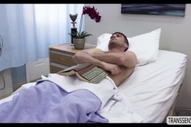 Busty Shemale Nurse Korra Del Rio fucks handsome patien