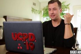 Perverted teen with big tits sucked guys big hard cock