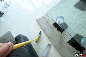 My MILF stepmom with big tits gave me incredible head