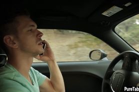 Slut stepsister teen finished job for a stepbrother