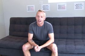 Porn casting of hot blonde buddy on the casting sofa