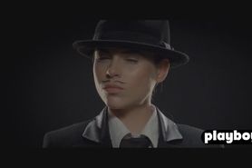 Nasty brunette teen loves to be main and shows that