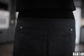 Redhead teen rode a guys big hard cock after a blowjob