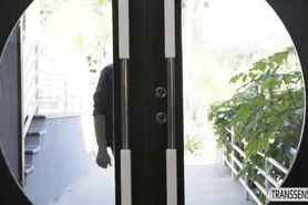 Busty Tranny Marissa Minx fucks on the couch