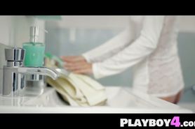 Horny Asian MILF with big tits played with her thing