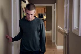 Caught by his stepbrother jerking off so he fucked him 