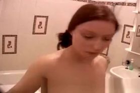 step sister masturbates in the bathroom