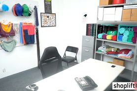 Naughty teen tried to hide her felony from the cop