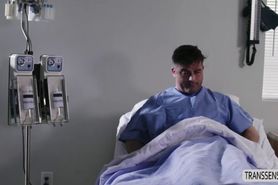 Nurse TS Casey Kisses gets caught fucking patient