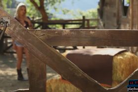 Blonde beauty from Poland on a dream date with Playboy