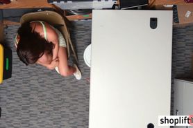 Sexy thief caught by a bad LP officer with big reason