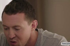 Pale TS Ryder Monroe gets her ass fucked by her bffs hu